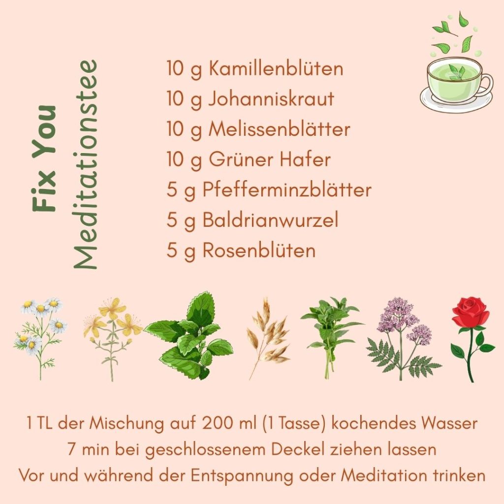 Mediationstee / Fix you / PRANAKI