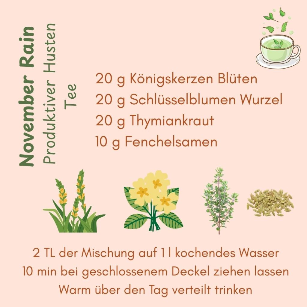 Produktiver Husten Tee / November Rain / PRANAKI